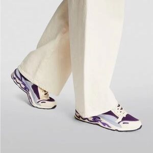 Sandro Paris Flame Sneakers, Blue/ Purple, size 40